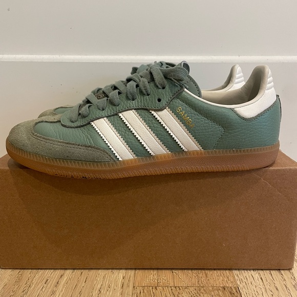 Adidas Samba OG green womens size 8 - Picture 4 of 10